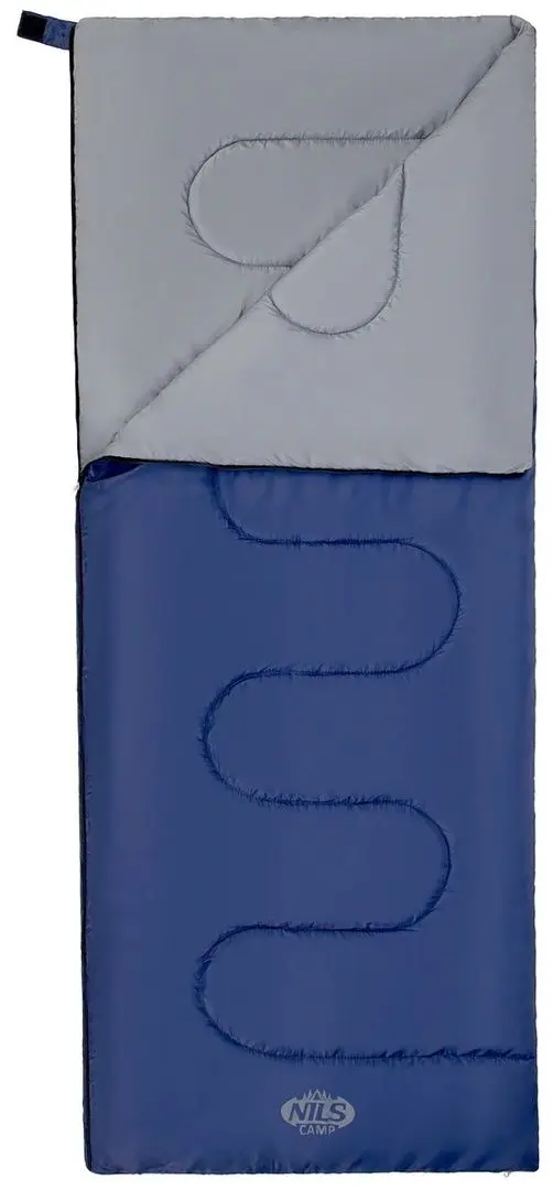 Sac de dormit Nils Camp NC2002 (Navy Blue/Grey)