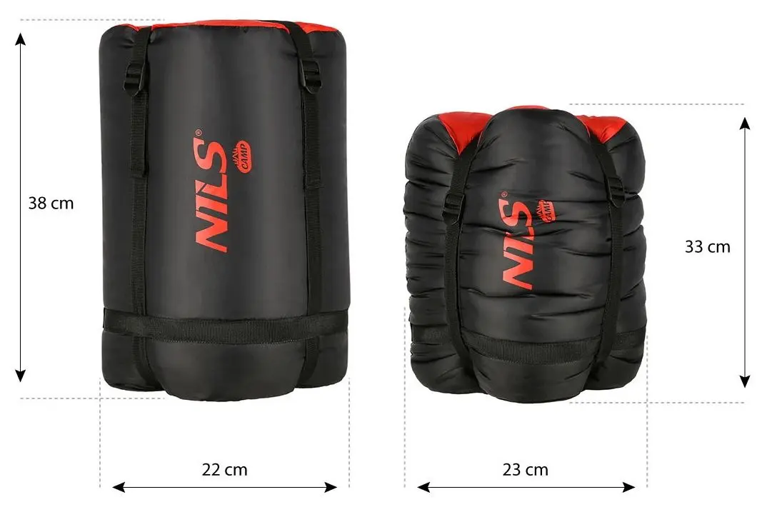 Спальный мешок Nils Camp NC2003 (Black/Red)