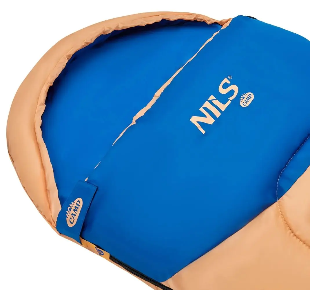 Спальный мешок Nils Camp NC2007 Junior (Orange/Blue)