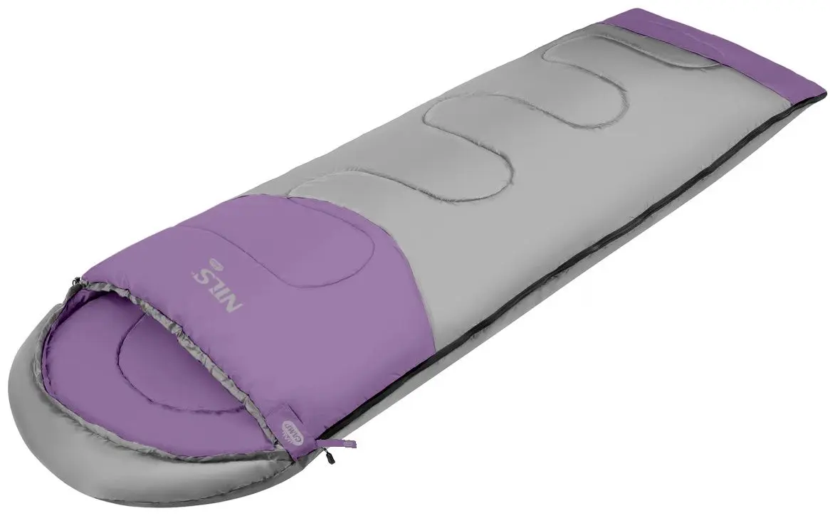 Sac de dormit Nils Camp NC2008 (Grey/Violet)