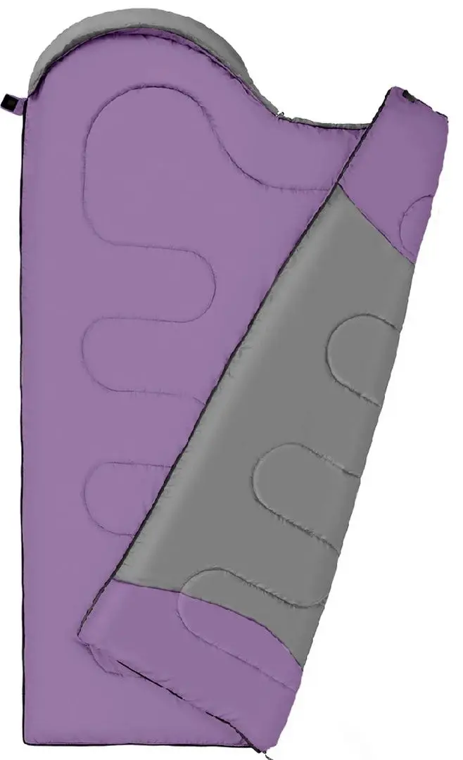 Sac de dormit Nils Camp NC2008 (Grey/Violet)