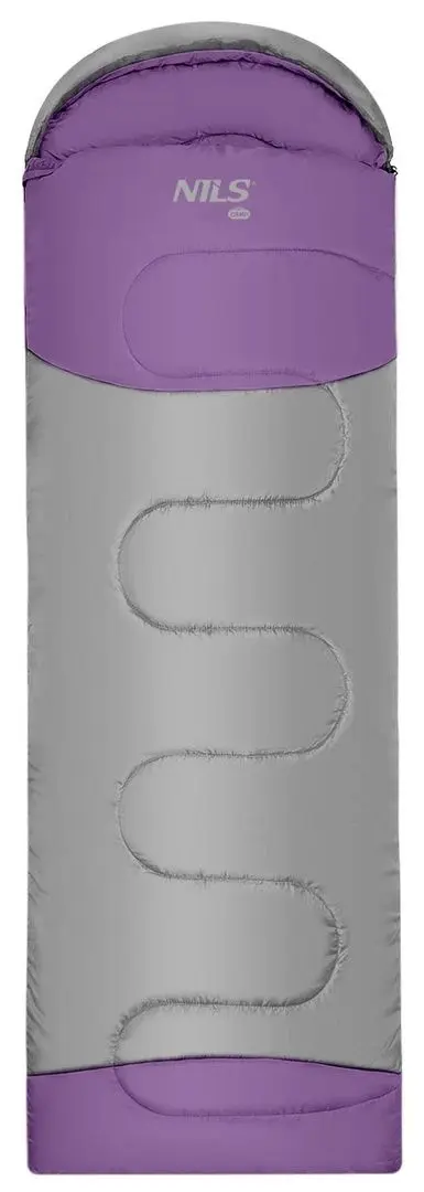 Sac de dormit Nils Camp NC2008 (Grey/Violet)