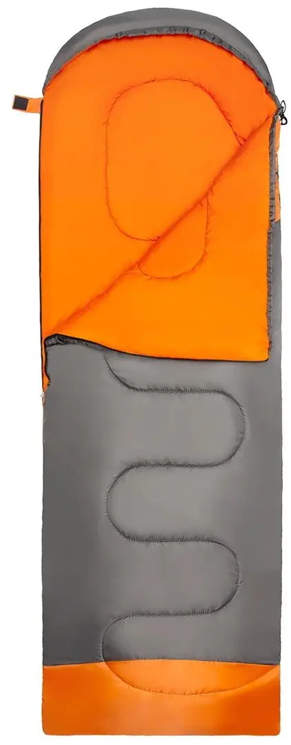 Sac de dormit Nils Camp NC2008 L (Grey/Orange) - 2