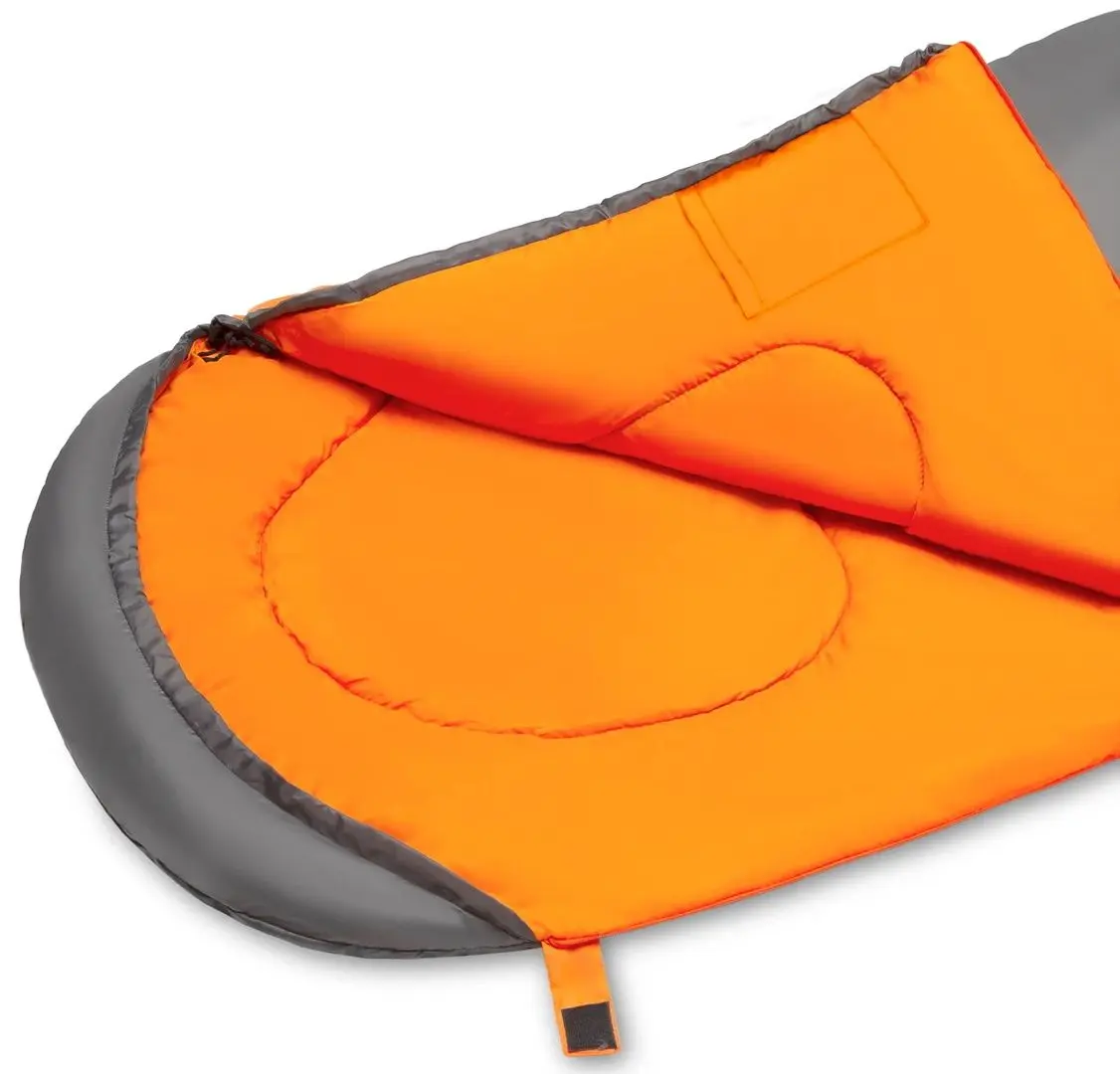 Sac de dormit Nils Camp NC2008 L (Grey/Orange) - 4