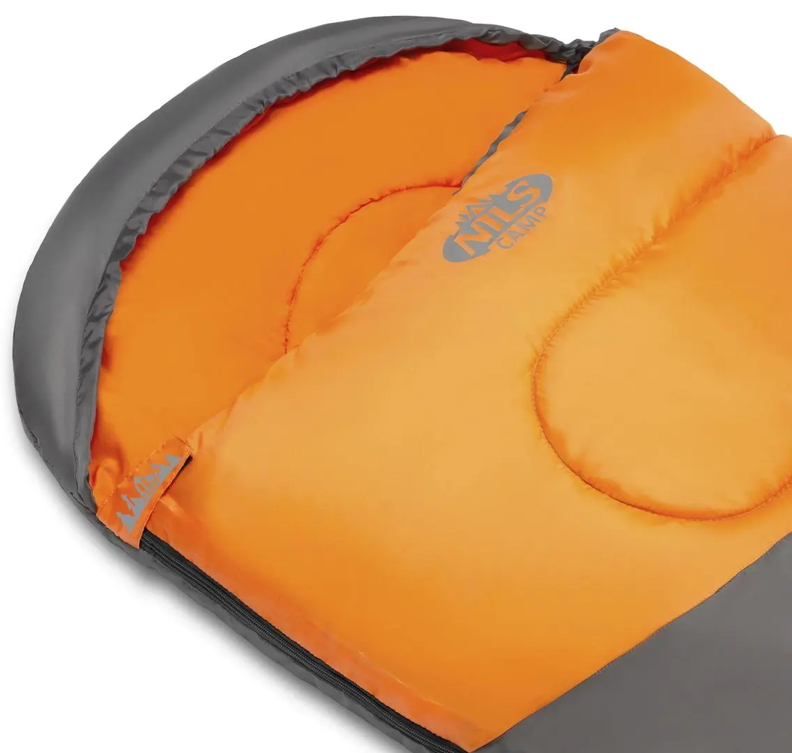 Sac de dormit Nils Camp NC2008 L (Grey/Orange) - 5