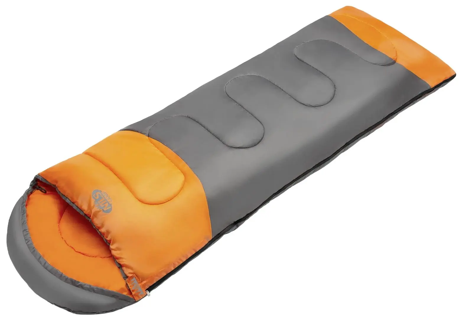 Sac de dormit Nils Camp NC2008 L (Grey/Orange) - 8