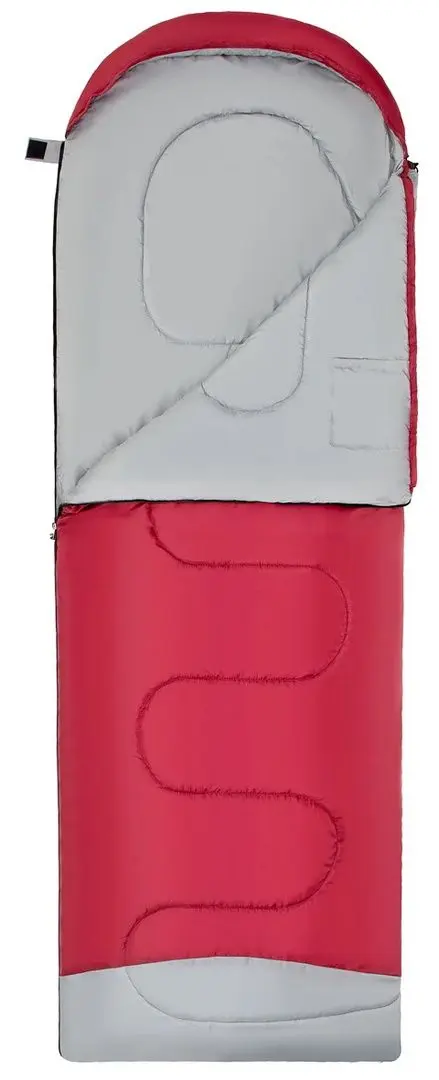Sac de dormit Nils Camp NC2008 L (Maroon/Grey)