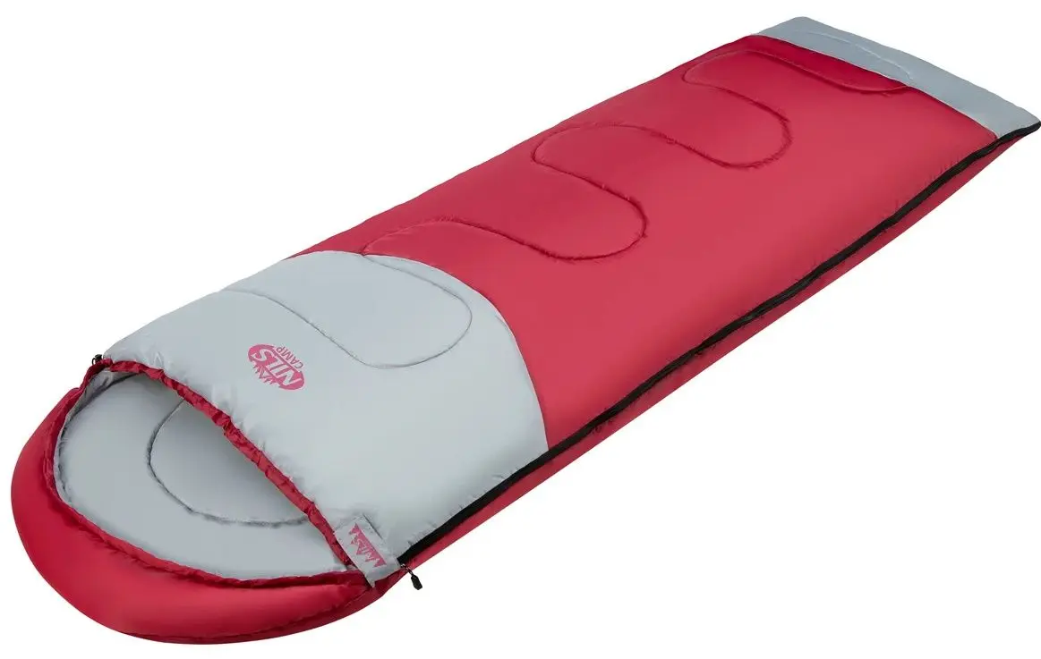 Sac de dormit Nils Camp NC2008 L (Maroon/Grey)