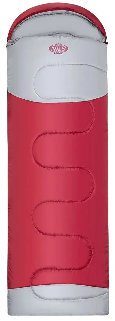 Sac de dormit Nils Camp NC2008 L (Maroon/Grey)