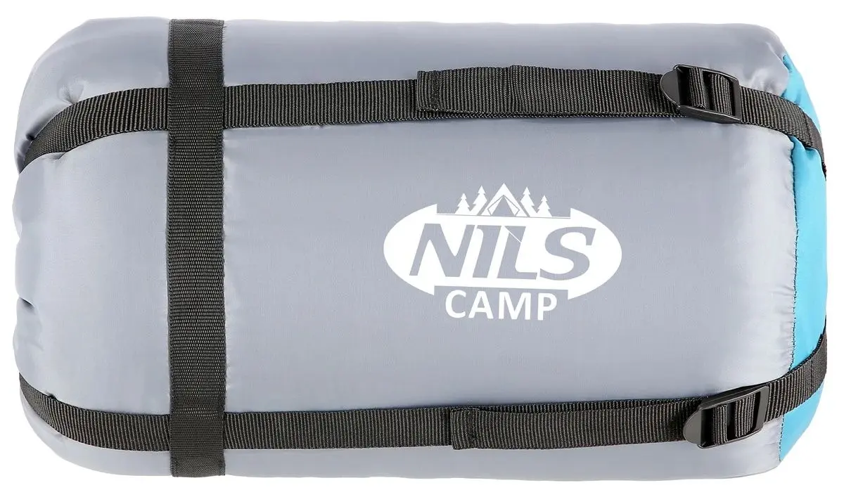 Sac de dormit Nils Camp NC2008 M (Grey/Blue)