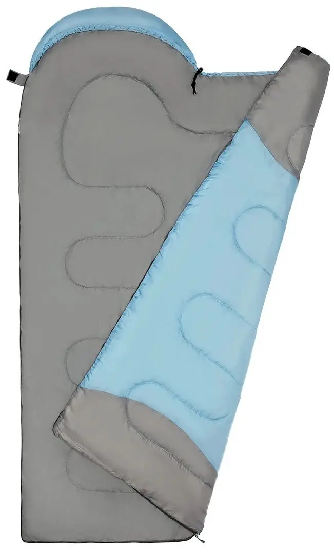 Спальный мешок Nils Camp NC2008 M (Light Blue/Grey) - 4
