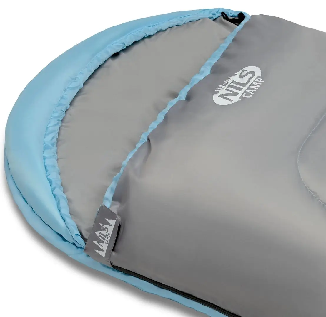 Спальный мешок Nils Camp NC2008 M (Light Blue/Grey) - 6