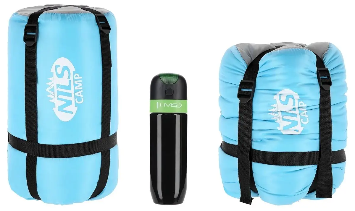 Спальный мешок Nils Camp NC2008 M (Light Blue/Grey) - 10