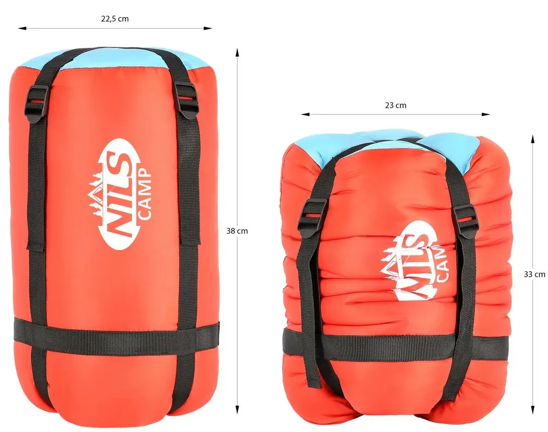 Sac de dormit Nils Camp NC2012 (Red/Blue)