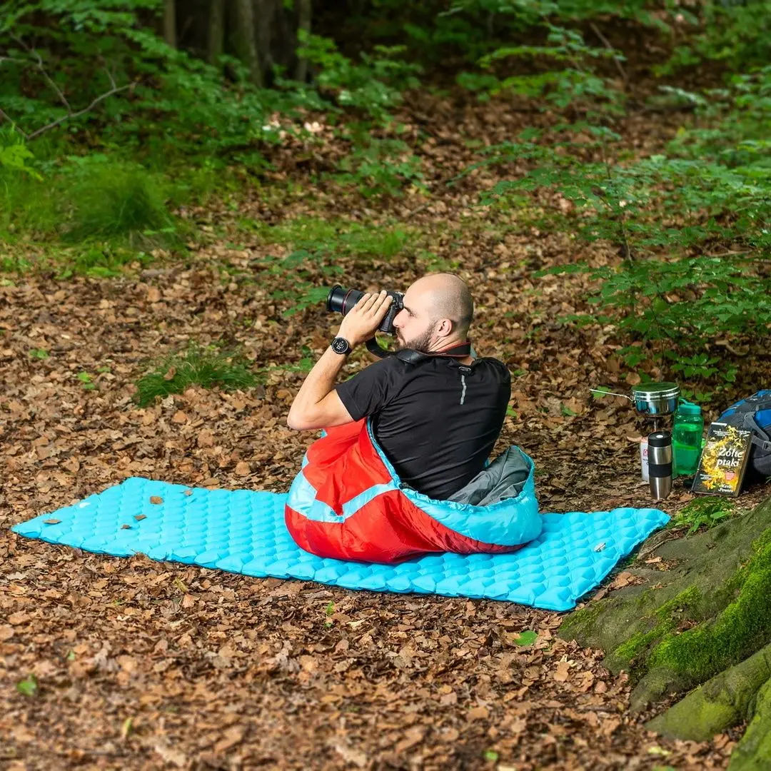 Sac de dormit Nils Camp NC2012 (Red/Blue)