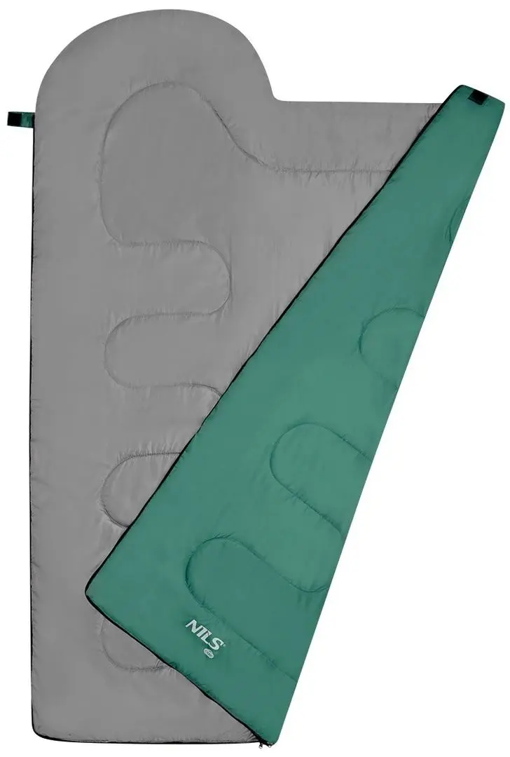 Sac de dormit Nils Camp NC2105 L (Green/Grey)