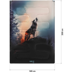 Sac de dormit Nils Camp NC3601 Wolf (Black) Thumb
