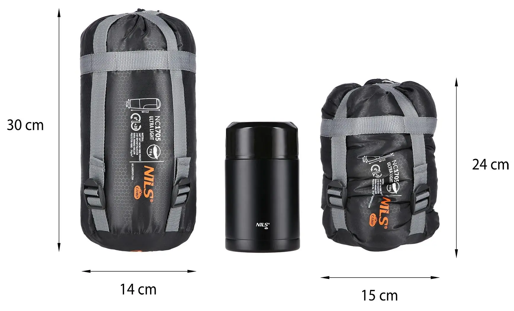 Спальный мешок Nils Camp Ultra Light NC1705 (Grey) - 10