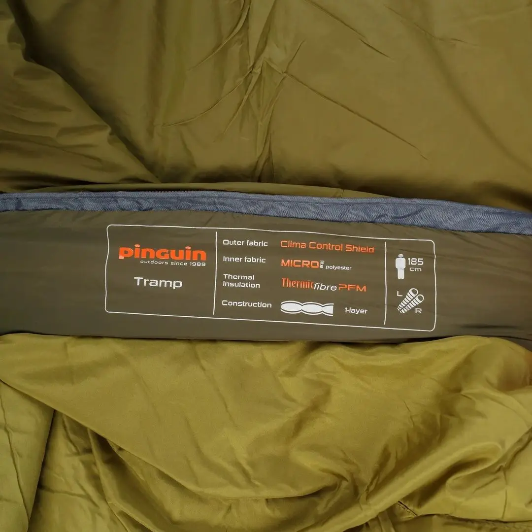 Спальный мешок Pinguin Tramp R (Khaki) - 8
