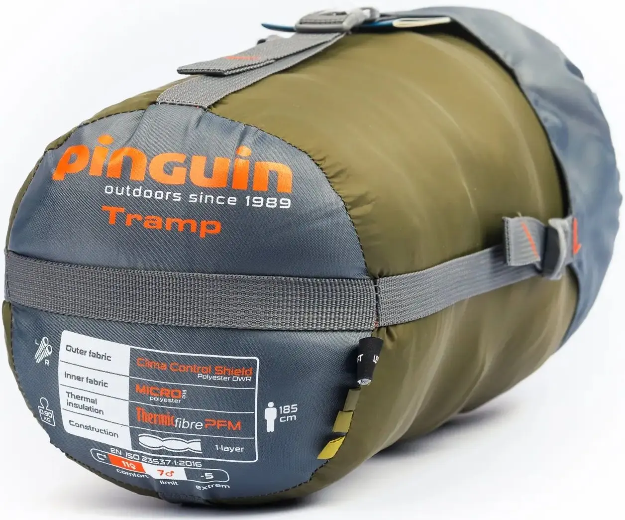 Спальный мешок Pinguin Tramp R (Khaki) - 9