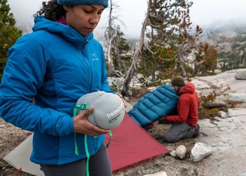 Спальный мешок Therm-a-Rest Hyperion 20F L (Blue) - 8