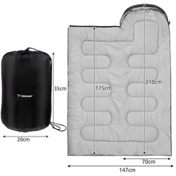 Спальный мешок Trizand 21084 (Black) Thumb