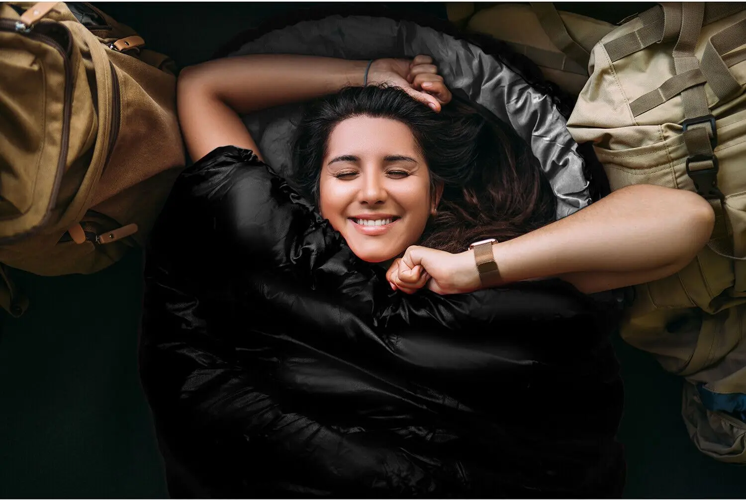 Спальный мешок Trizand 21084 (Black)