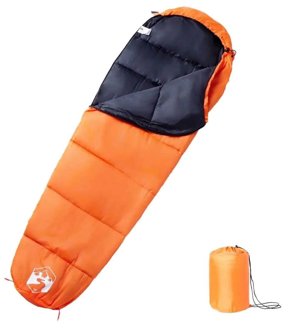 Sac de dormit VidaXL 94492 (Orange/Black) - 2