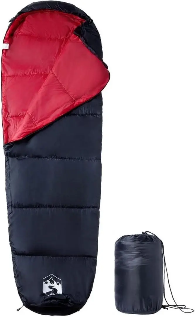 Sac de dormit VidaXL 94502 208cm (Black/Red) - 5