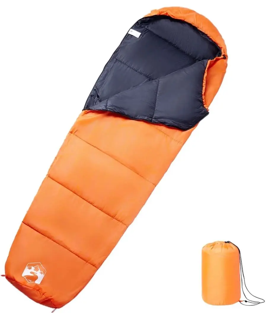 Sac de dormit VidaXL 94508 (Orange/Black) - 2