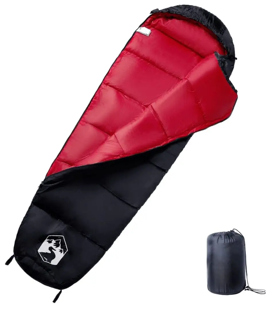 Sac de dormit VidaXL 94518 208cm (Black/Red)