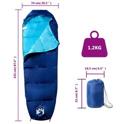 Спальный мешок VidaXL 94523 (Dark Blue) Thumb
