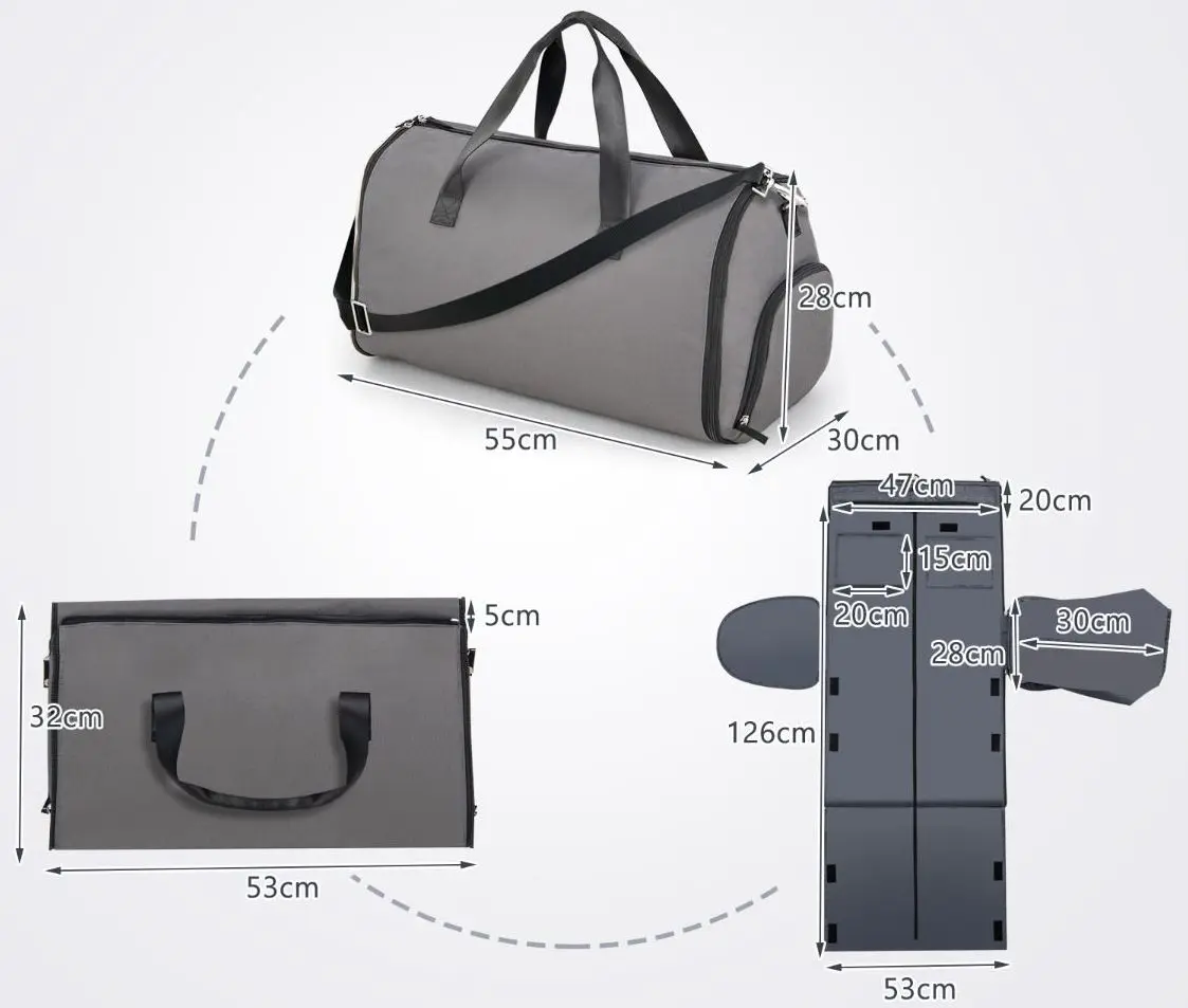 Geanta Costway BU10006HS (Grey)