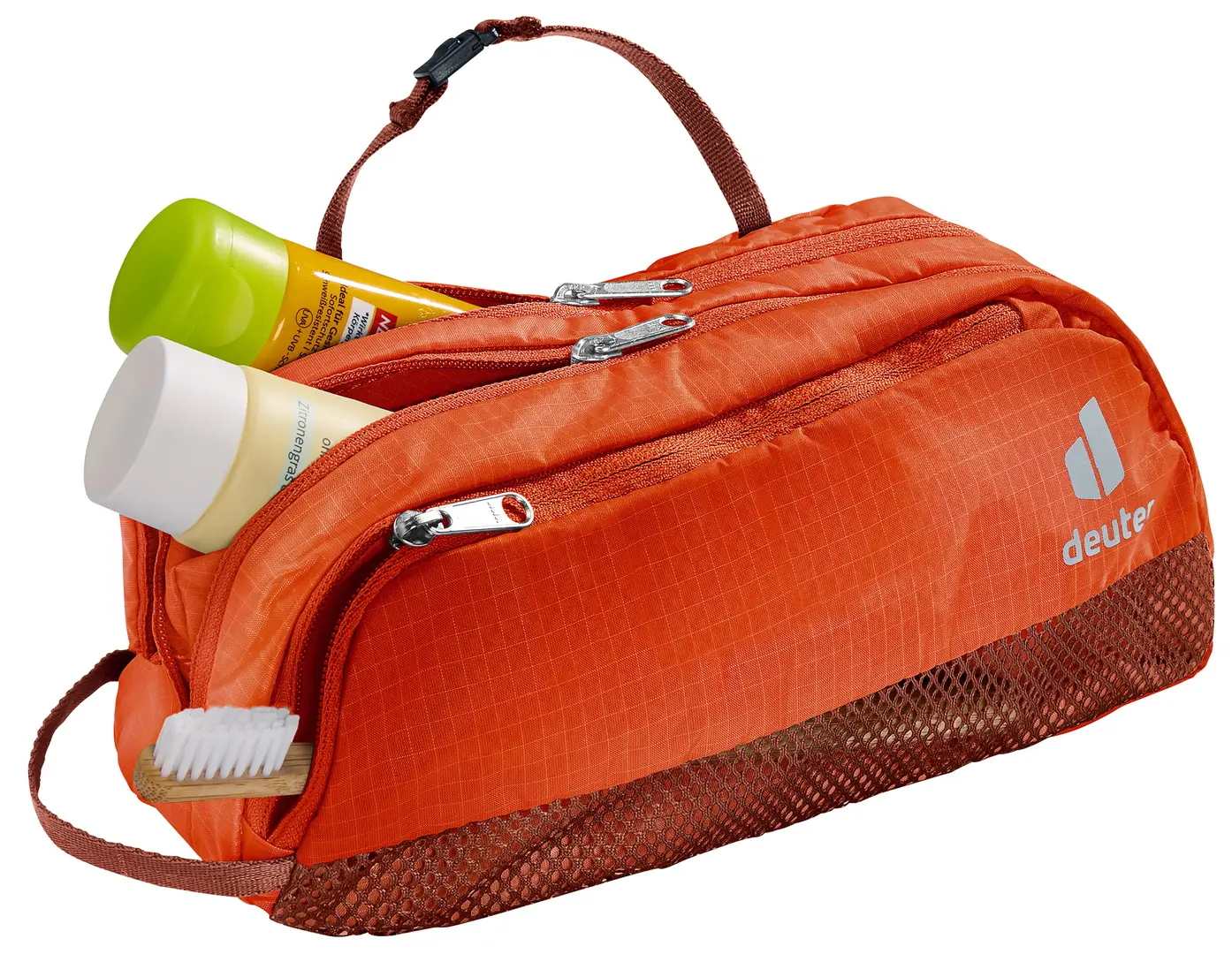 Organizator de voiaj Deuter Wash Bag Tour III (Papaya/Redwood)