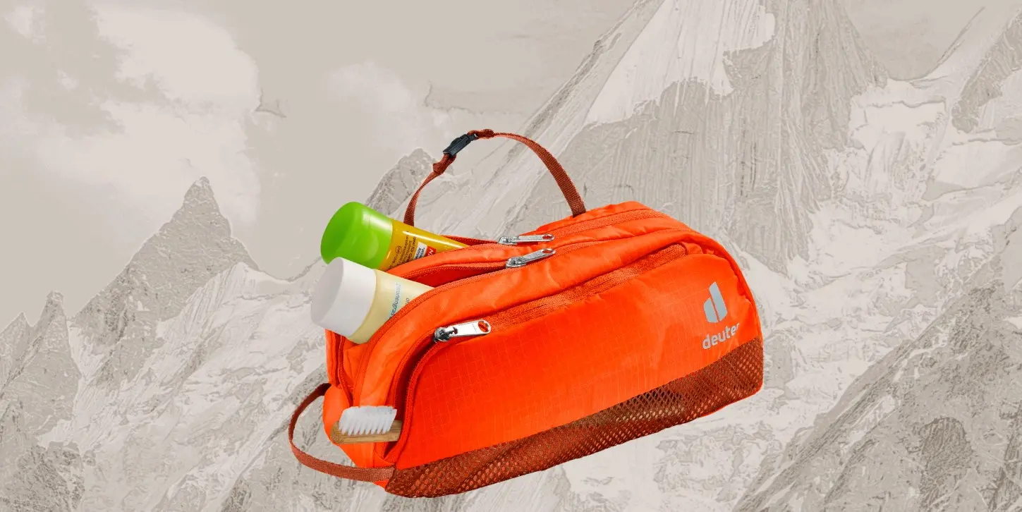 Organizator de voiaj Deuter Wash Bag Tour III (Papaya/Redwood)