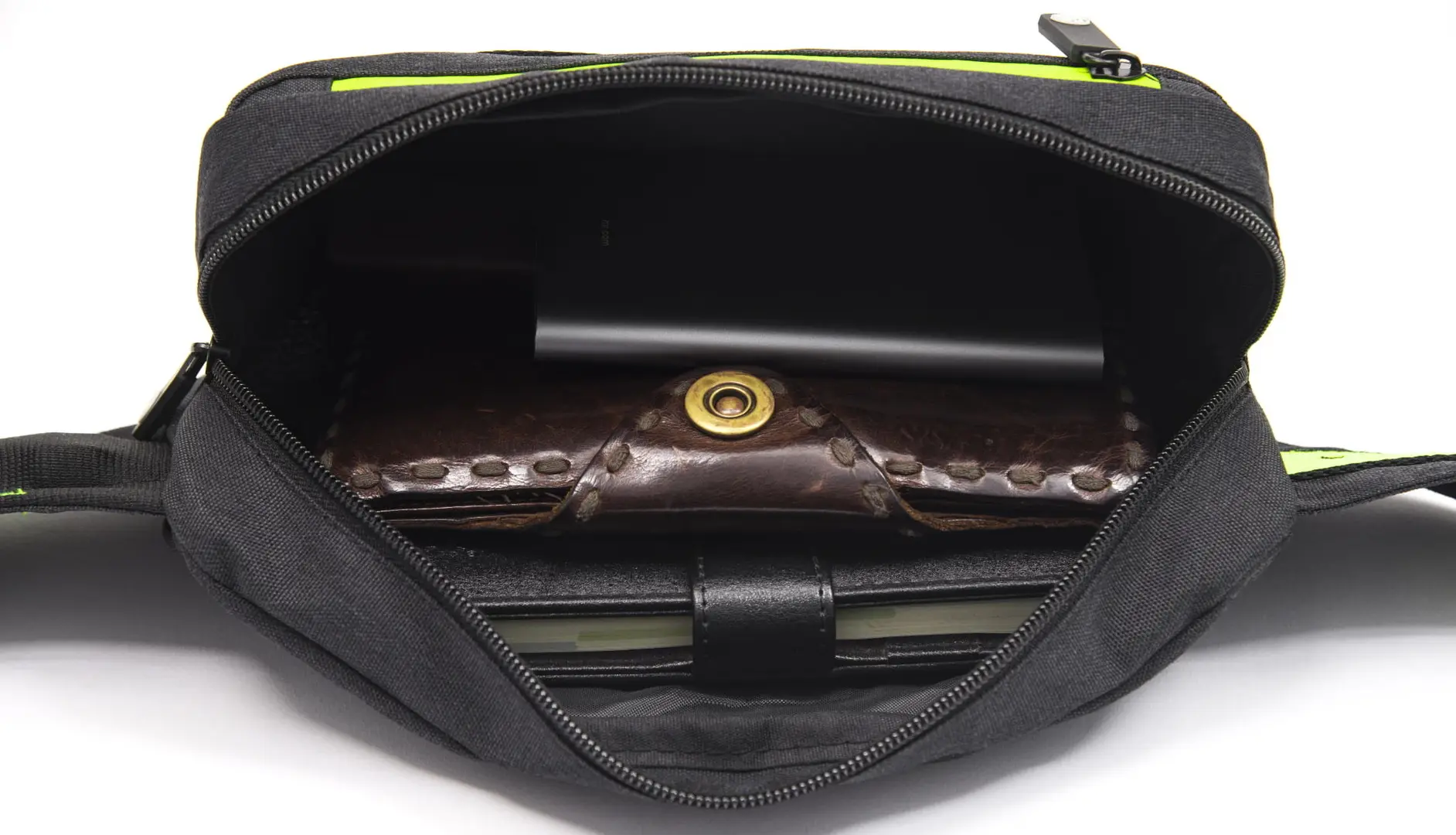 Поясная сумка Jumi Tourpeak CT-293816 (Black/Green)