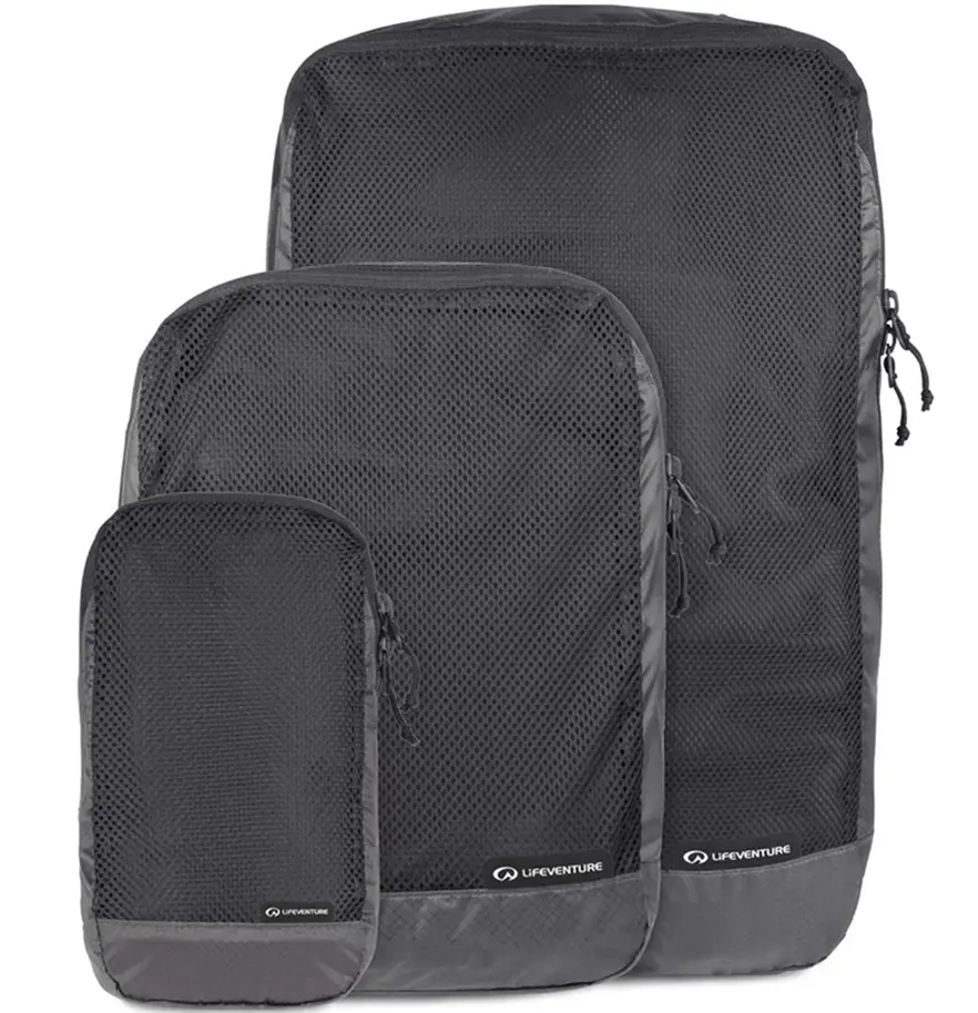 Набор сумок Lifeventure Ultralight Packing Cubes (Dark Gray)