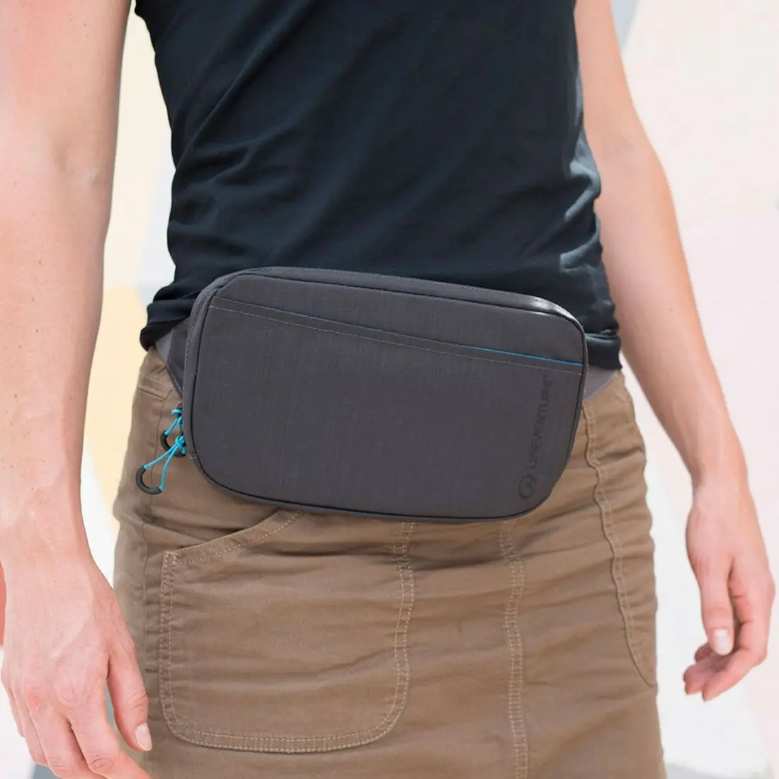 Поясная сумка Lifeventure RFID Travel Belt Pouch Recycled (Grey)