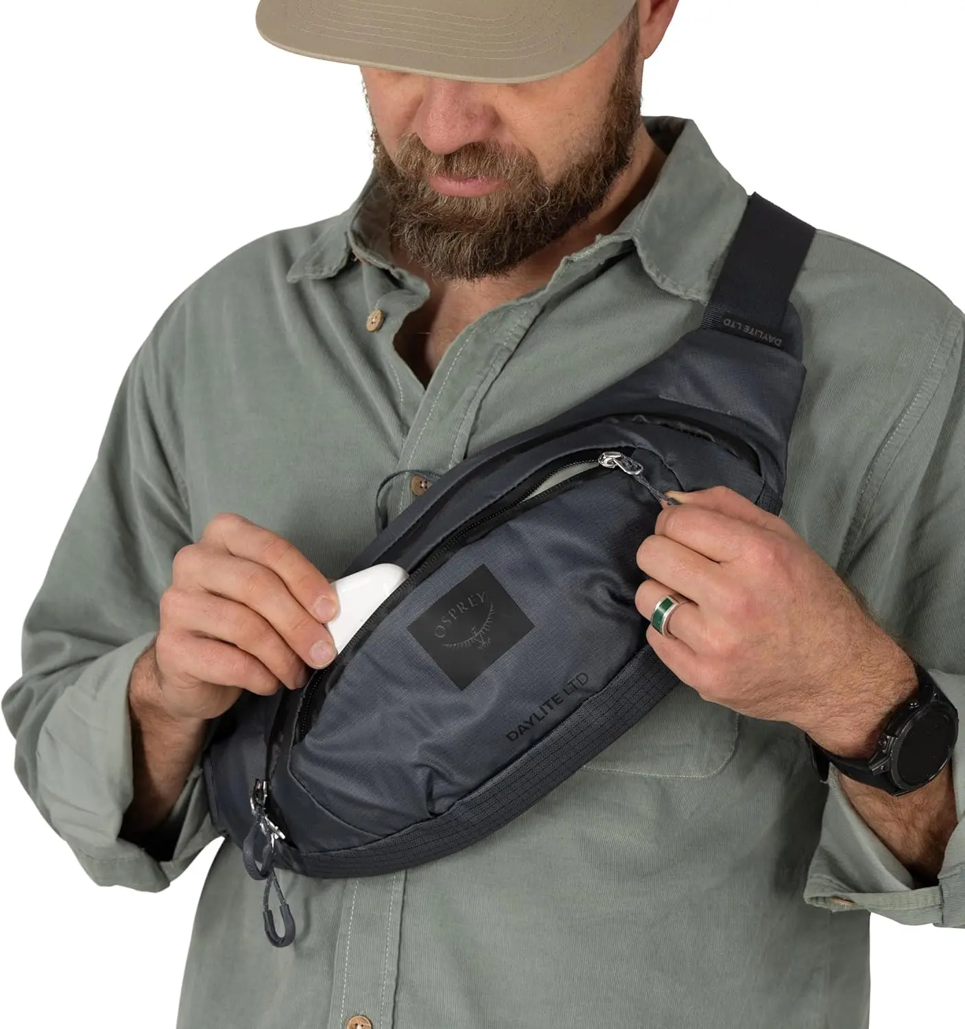 Поясная сумка Osprey Daylite Waist (Grey/Latte Brown)