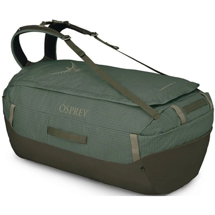 Geanta-rucsac Osprey Transporter Duffel 120 (Pine Leaf/Earl Grey)