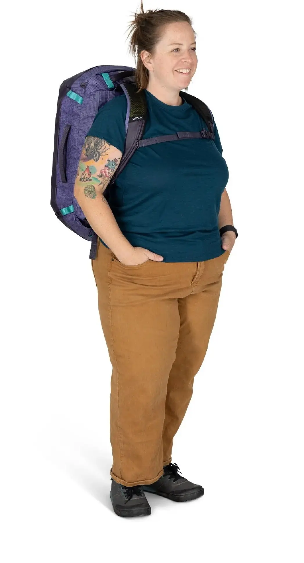 Сумка-рюкзак Osprey Transporter Duffel 40 (Euphoria Purple/Purple Ink)