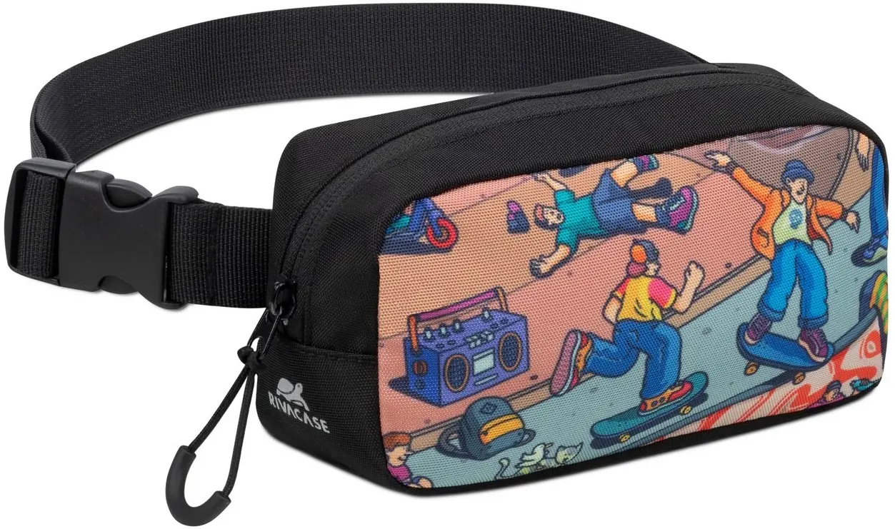 Поясная сумка Rivacase Agora Skaters 5410 (Black)