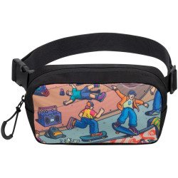 Поясная сумка Rivacase Agora Skaters 5410 (Black)