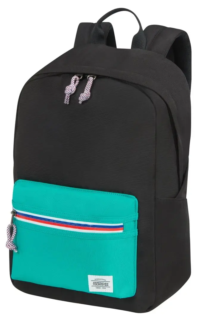 Rucsac American Tourister Upbeat Backpack (Black/Turquoise)