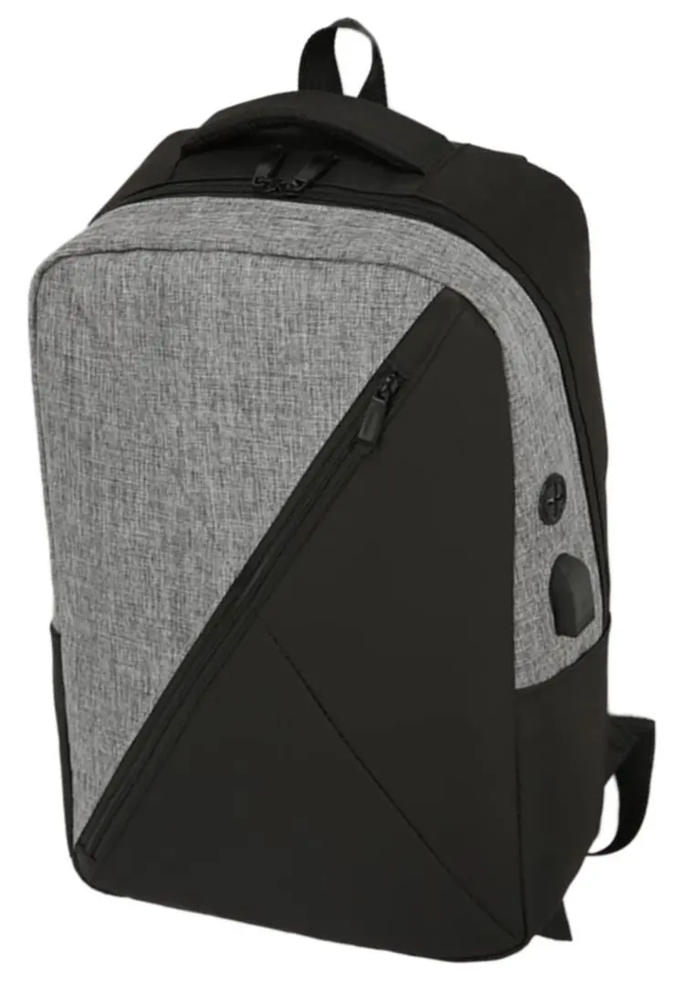 Set rucsac + geanta + borseta Aptel BQ51D (Black/Grey)