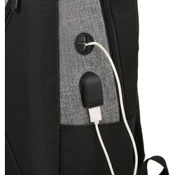 Set rucsac + geanta + borseta Aptel BQ51D (Black/Grey) Thumb