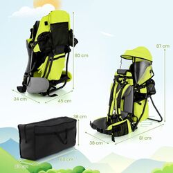 Рюкзак-переноска для детей Costway BU10011GN (Green) Thumb