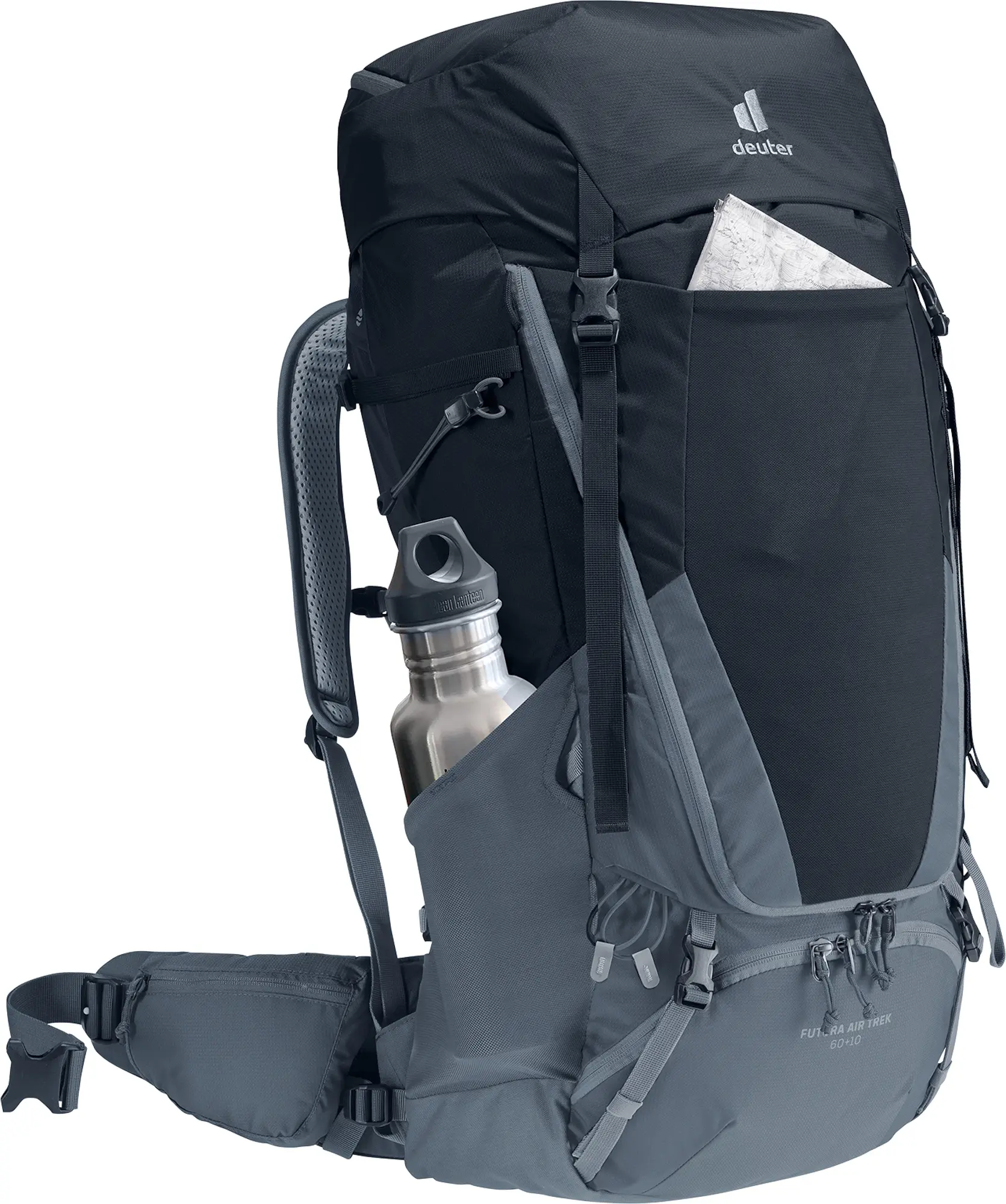 Rucsac Deuter Air Trek 60+10 (Black/Graphite)