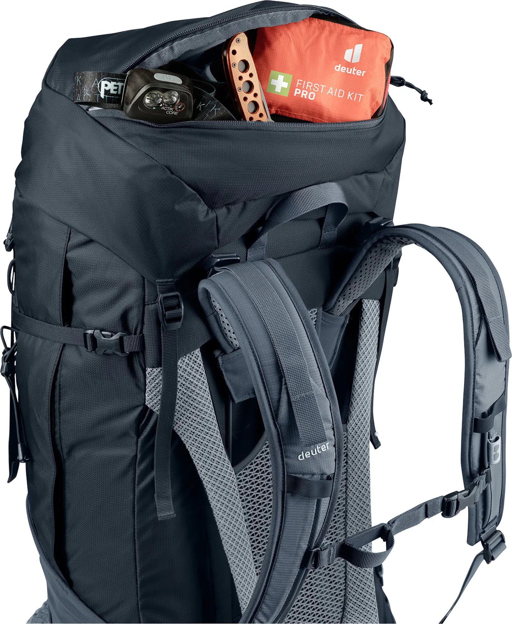 Rucsac Deuter Air Trek 60+10 (Black/Graphite)