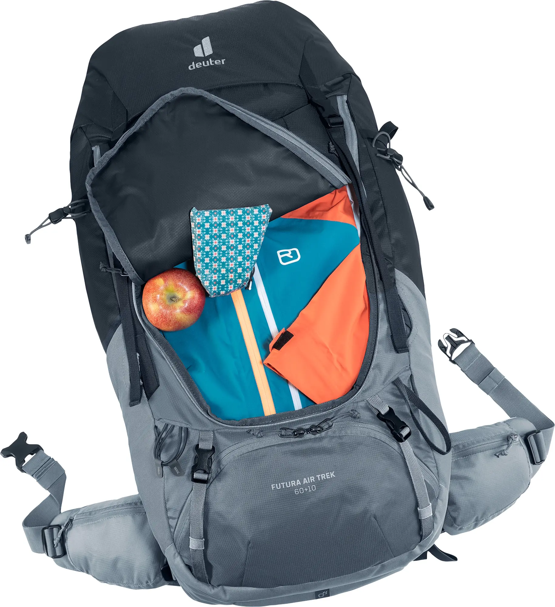Rucsac Deuter Air Trek 60+10 (Black/Graphite)